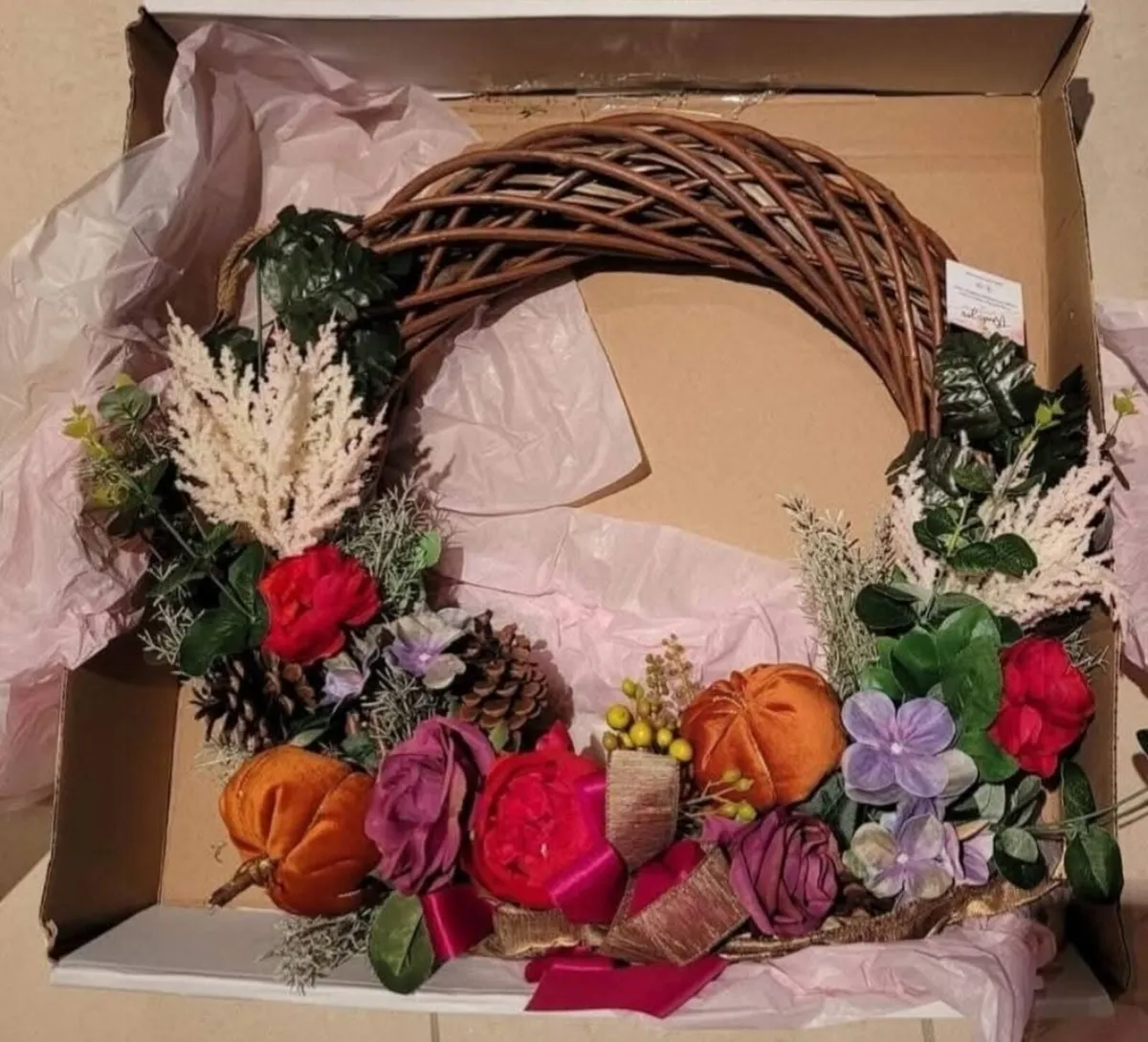 New winter door wreath large - Image 1