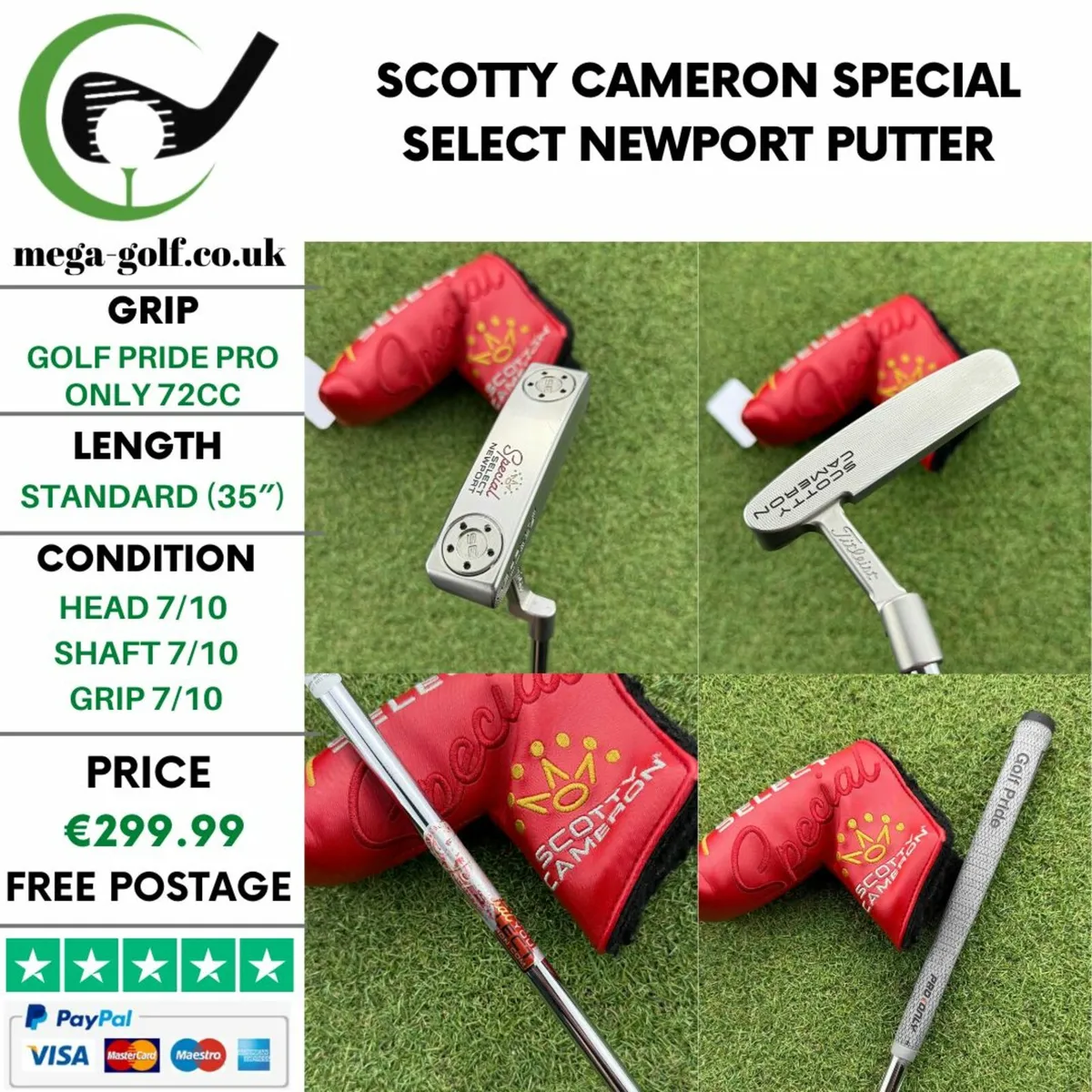 Scotty Cameron Special Select Newport Putter / 35″ - Image 1