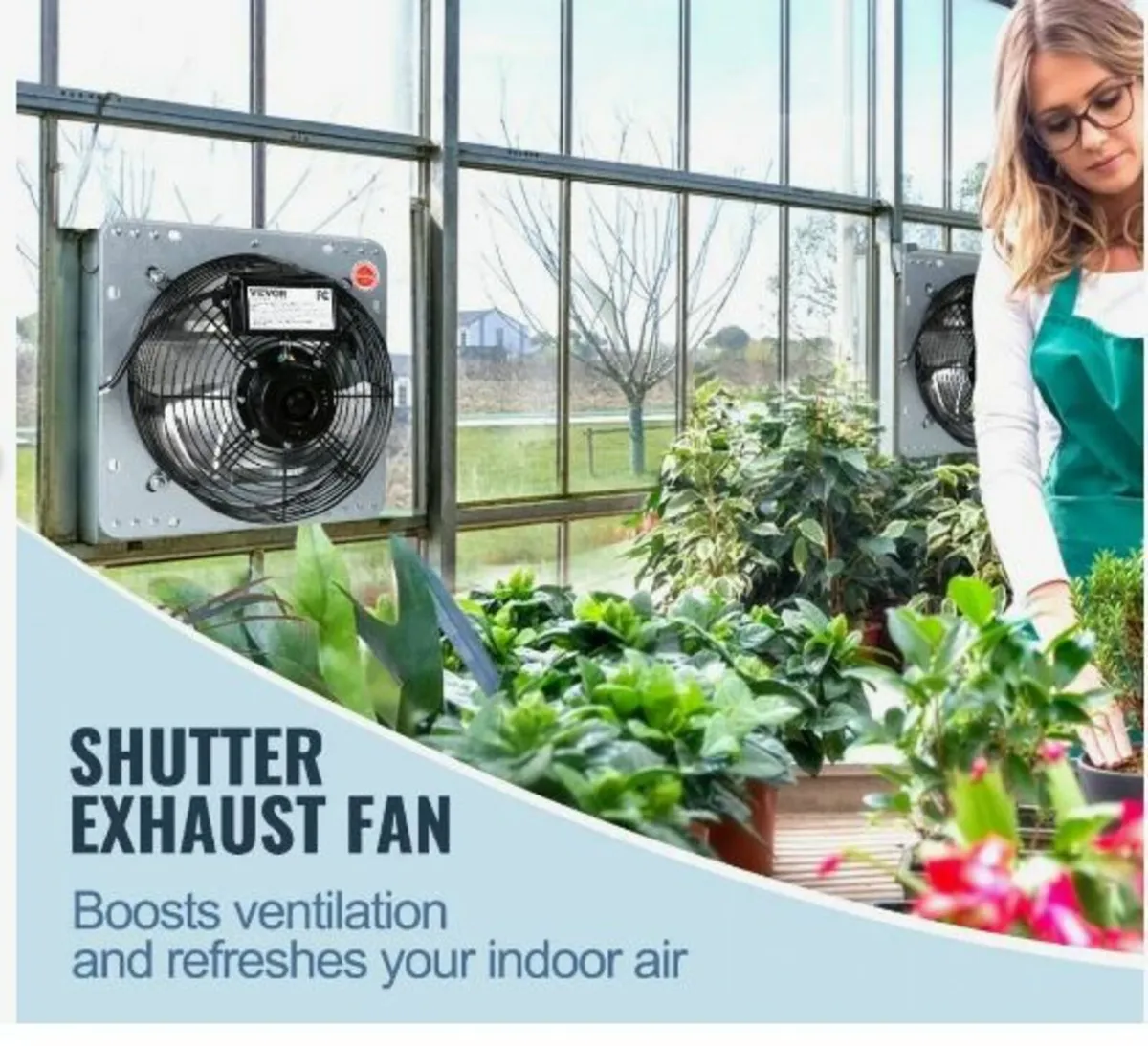 Shutter Exhaust Fan, 406 mm High-speed - Image 3