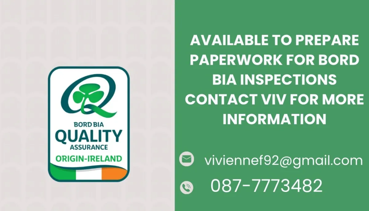 Bord Bia Paperwork