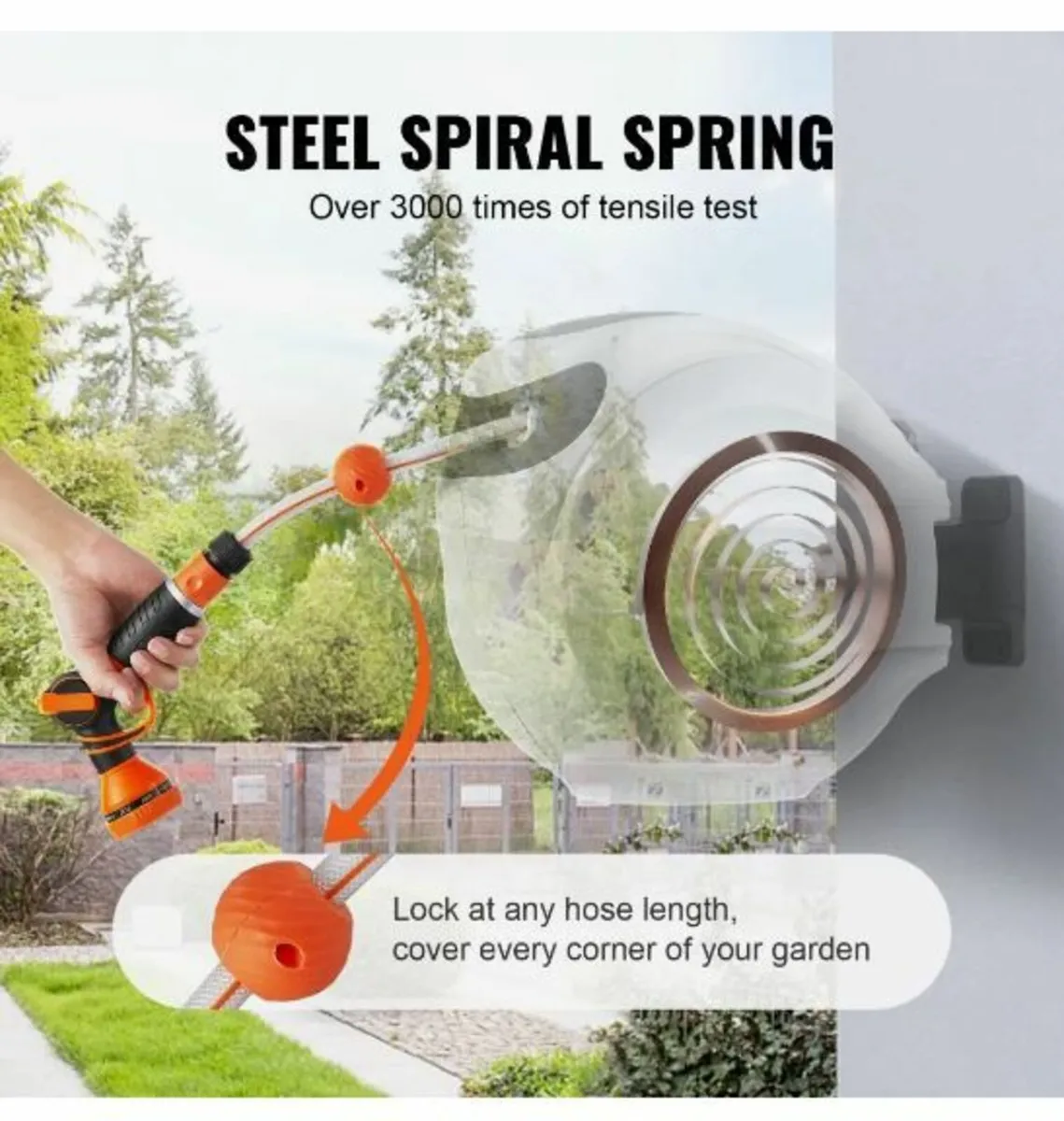 Retractable Hose Reel Water Hose Reel - Image 3