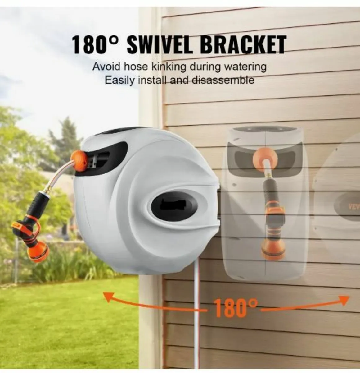 Retractable Hose Reel Water Hose Reel - Image 4