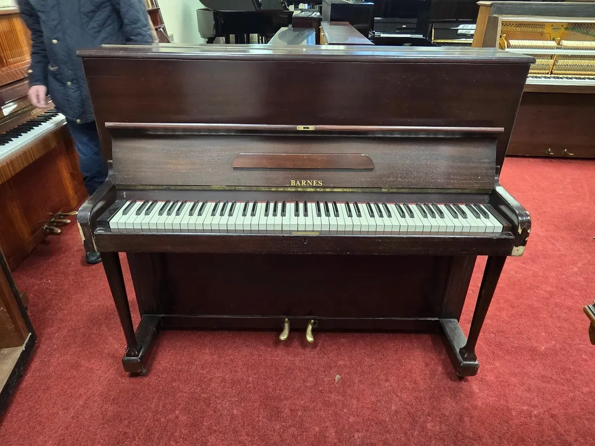 Barnes Upright Overstrung Piano - Image 3