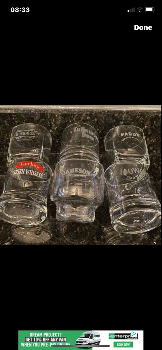Irish Whiskey Glasses Collection (6) - Image 1