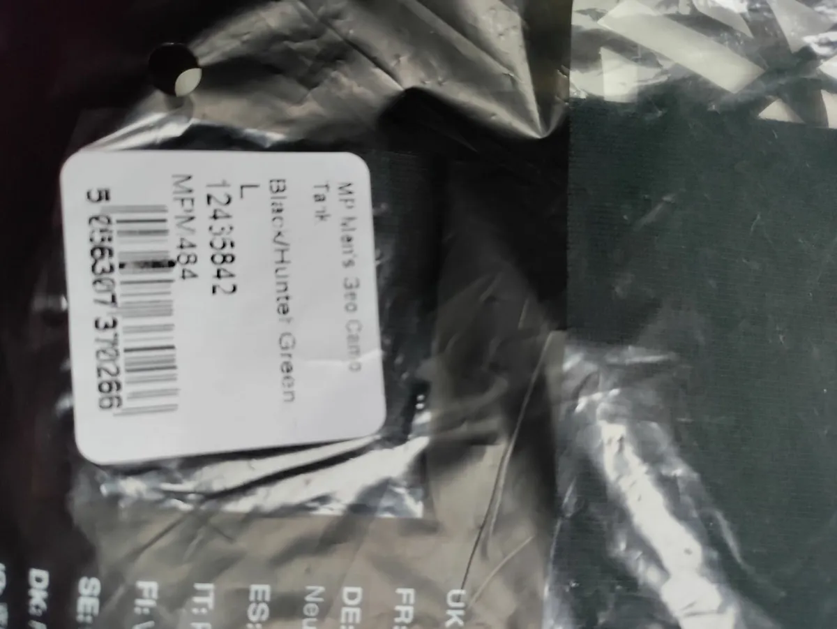 MyProtein Geo Camo Tank top x2 L New - Image 2