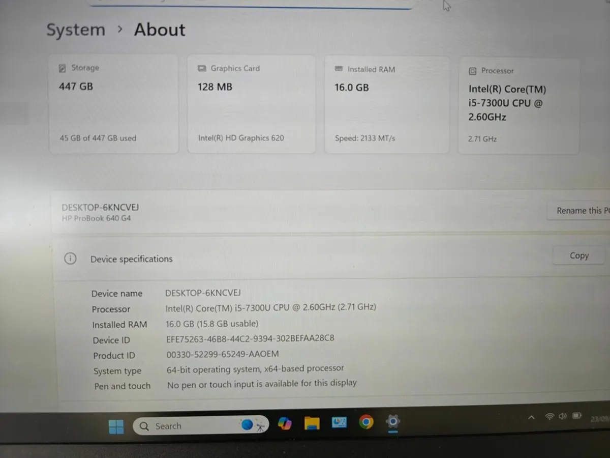 HP Probook 640 G4 | i5 | 16GB | 512GB | 14" FHD | - Image 3