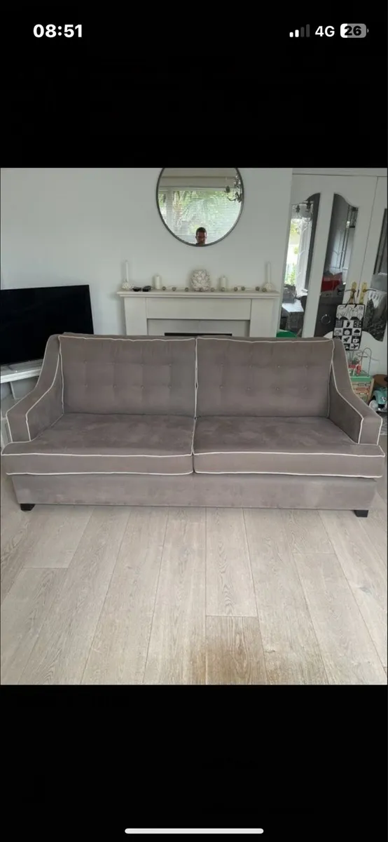 3 seater Sofa and Armchair - Image 2