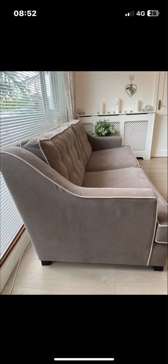 3 seater Sofa and Armchair - Image 4