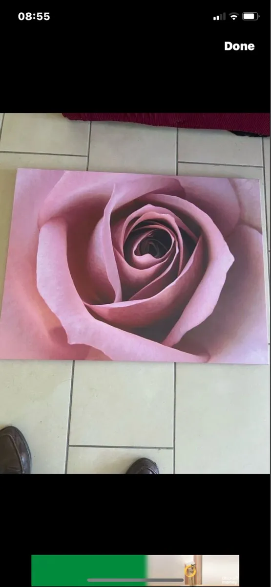 Large ROSE Canvas Art - Image 1