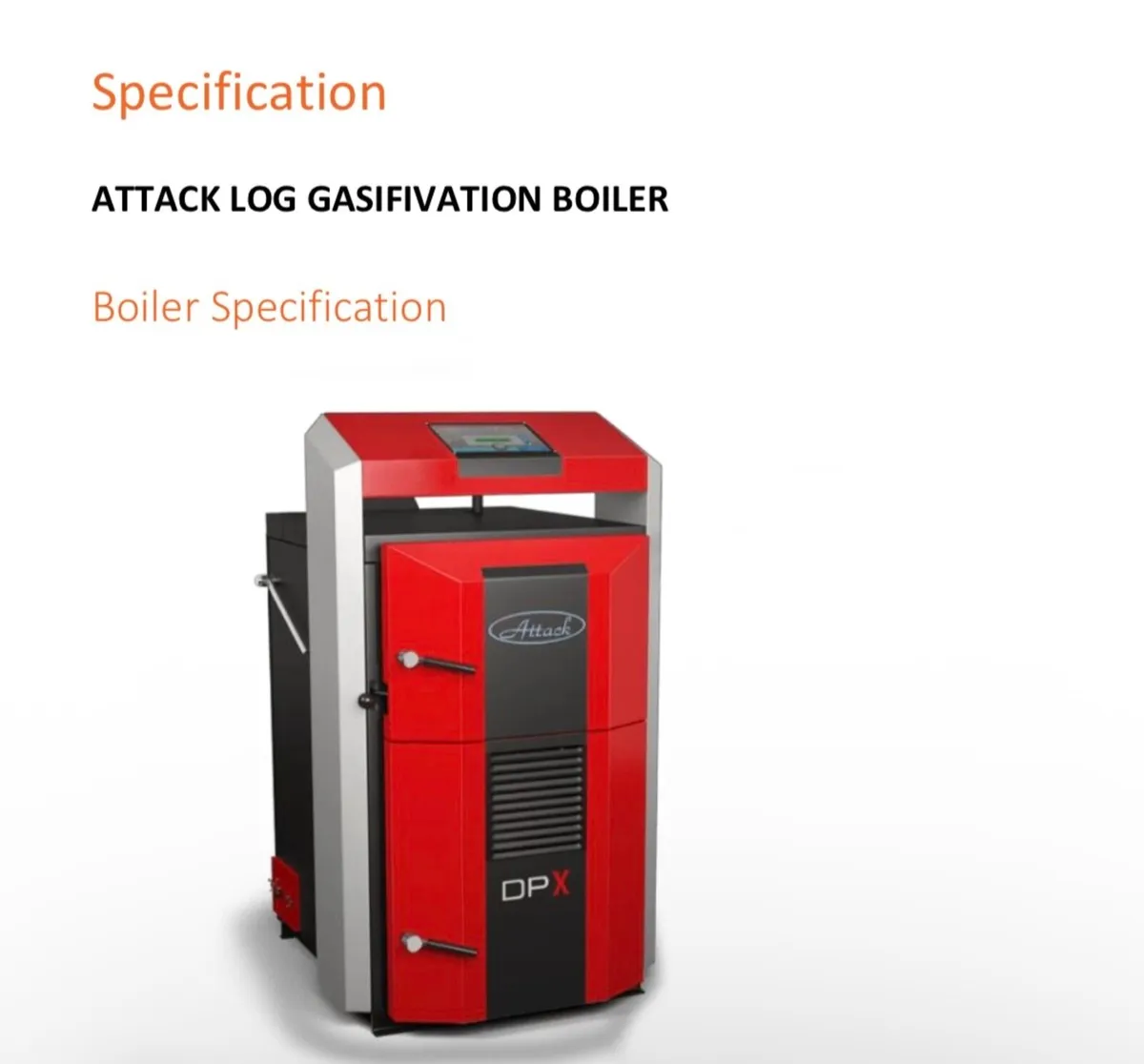 Attack 100KW Biomass Boiler - Image 1