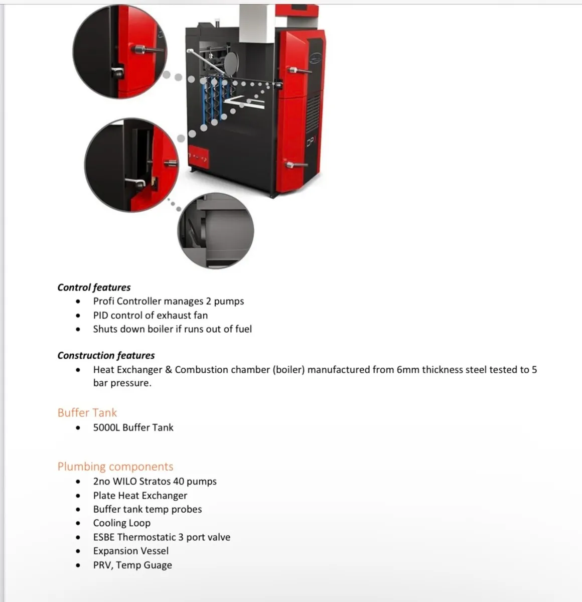 Attack 100KW Biomass Boiler - Image 2