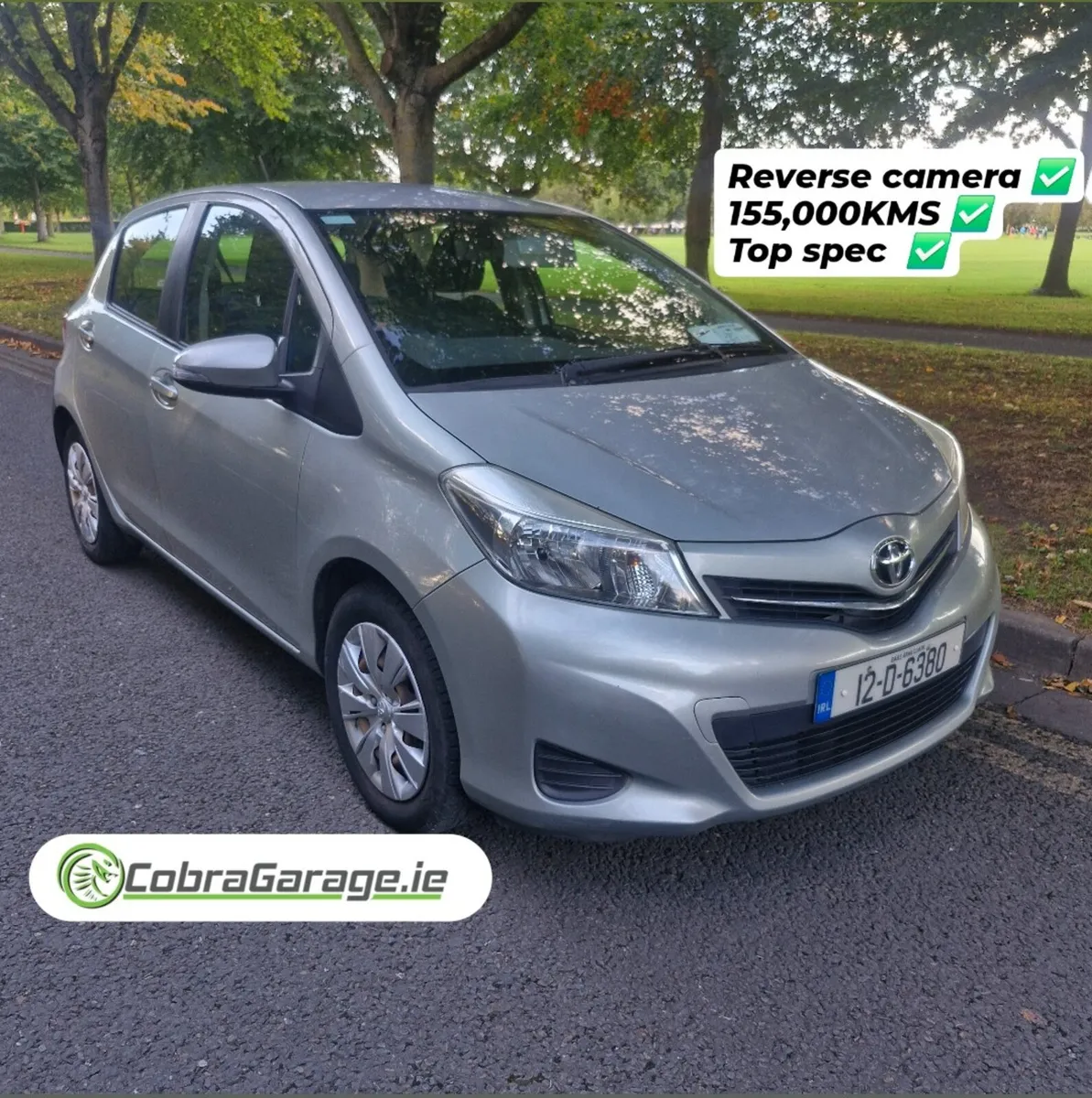 Toyota Yaris Reverse camera Low KMs 2012 - Image 1