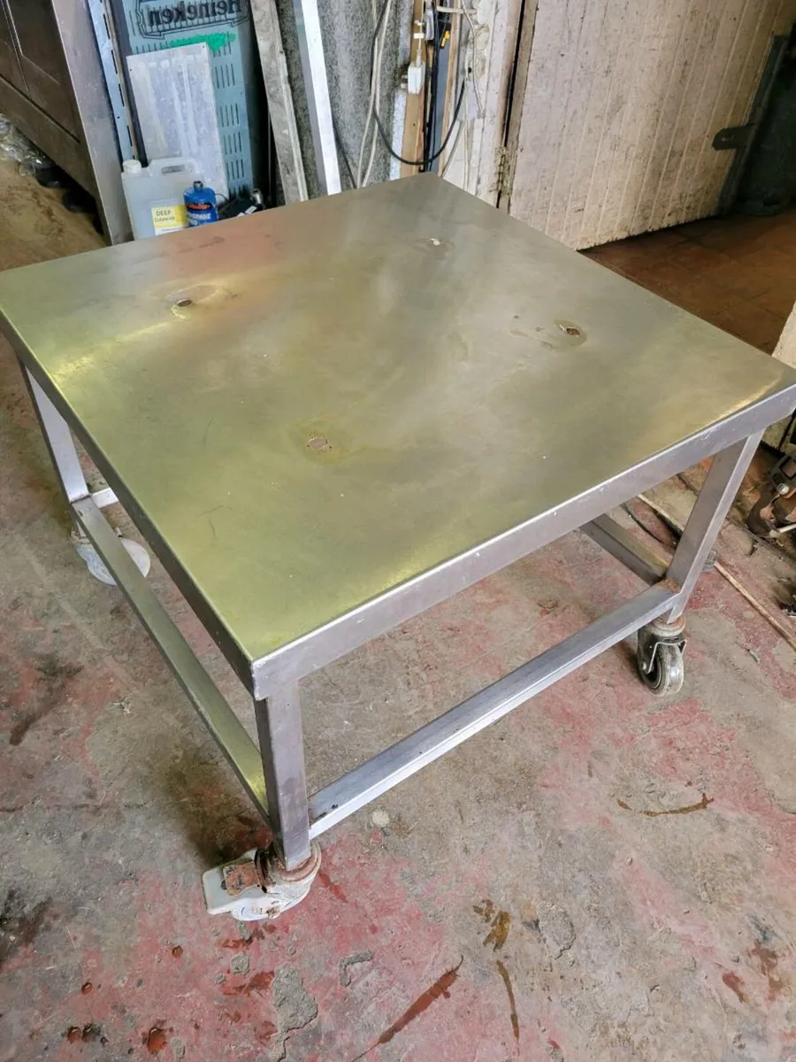 Table/Stand  Stainless Steel - Image 1
