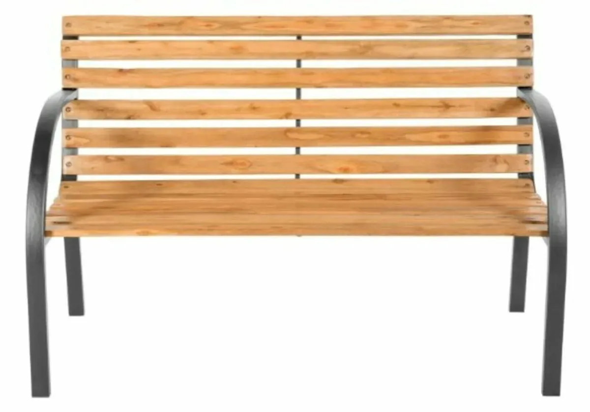 Wooden Garden Bench – Weather Resistant Furniture - Image 2
