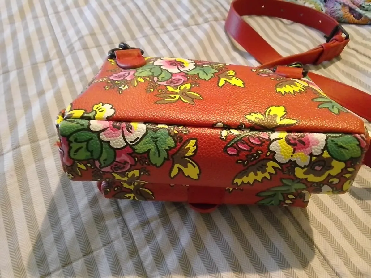 KENZO DESIGNER FLORAL CROSSBODY BAG NEW - Image 4