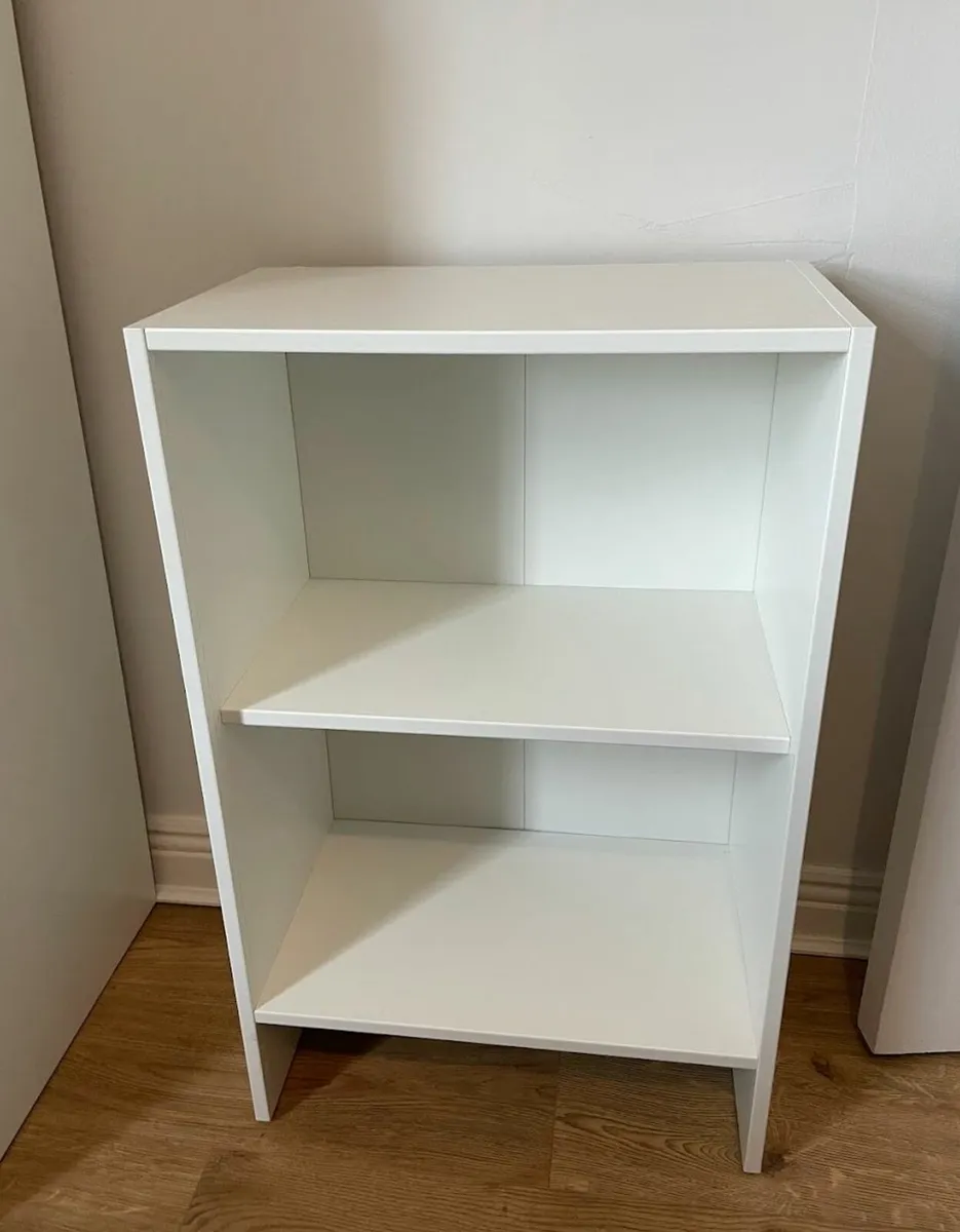 Four white small bookcase (selling separat 15each) - Image 1