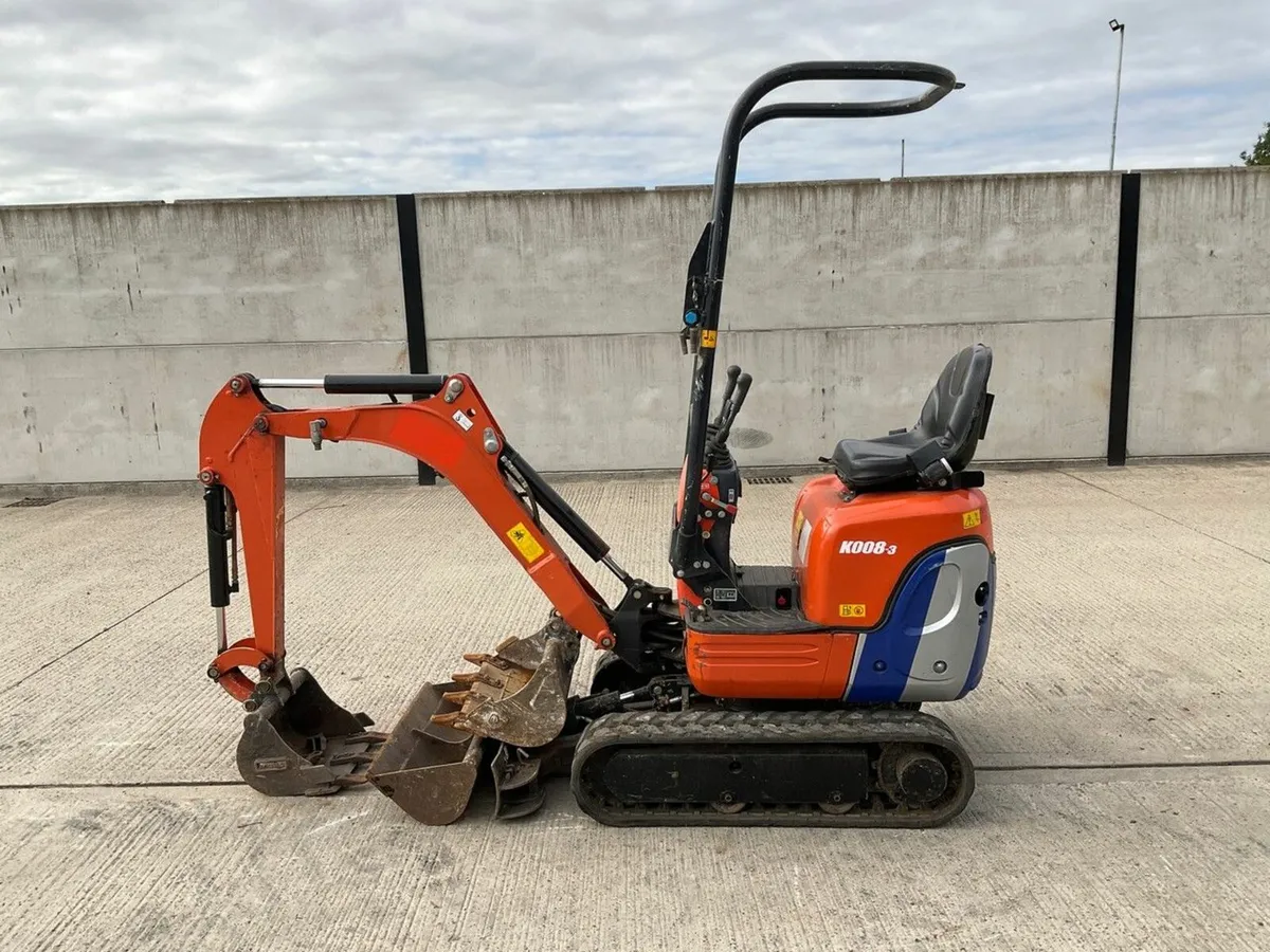 KUBOTA K008-3 1 TON MICRO DIGGER - Image 3
