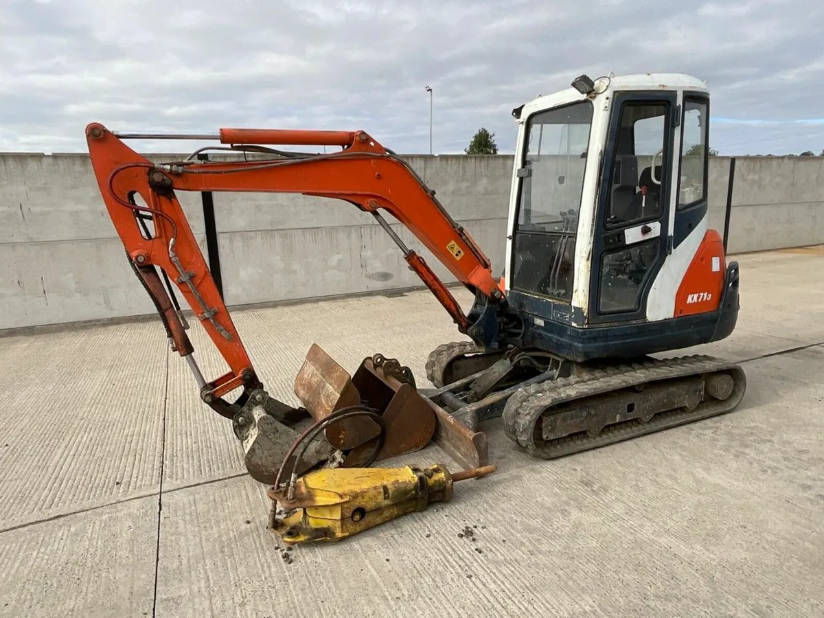 KUBOTA KX71-3 2.8 TON MINI DIGGER - Image 1