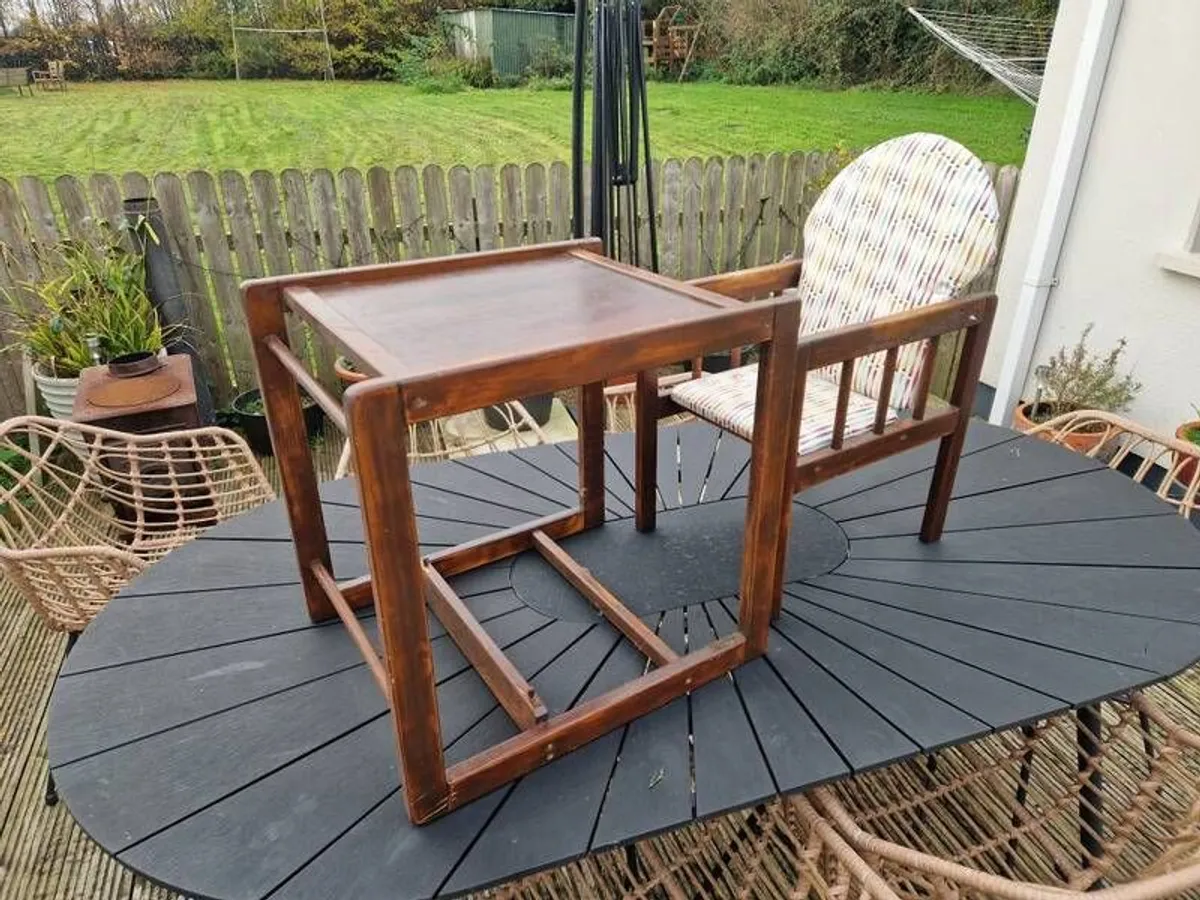baby high chair 2-in-1 - Image 1