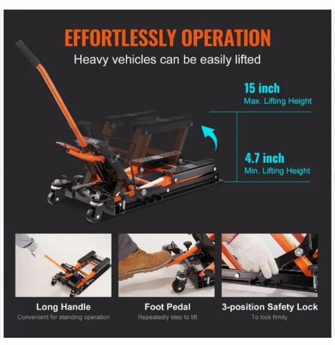 Motorcycle Hydraulic Pump Jack - Image 2