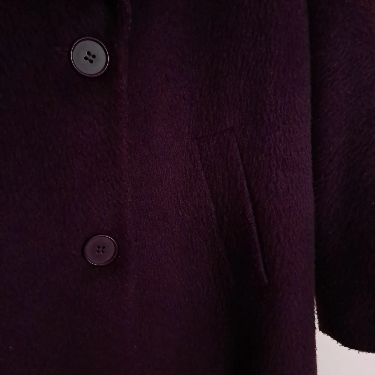 Debenhams Purple Plum Long Coat 14UK/42EU - Image 2