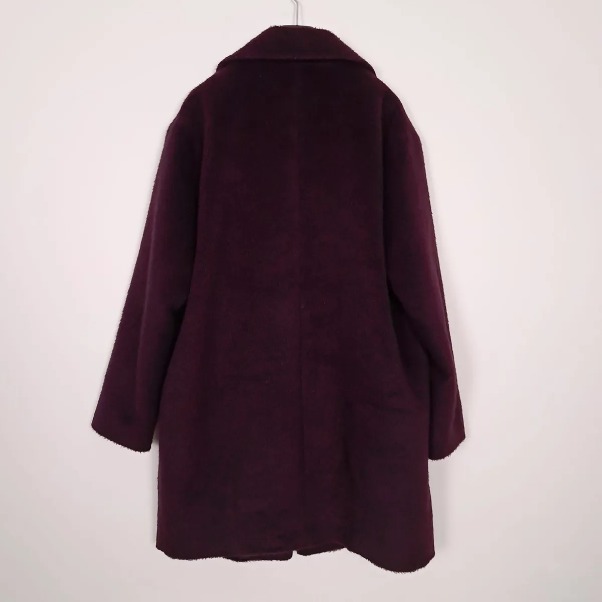 Debenhams Purple Plum Long Coat 14UK/42EU - Image 4
