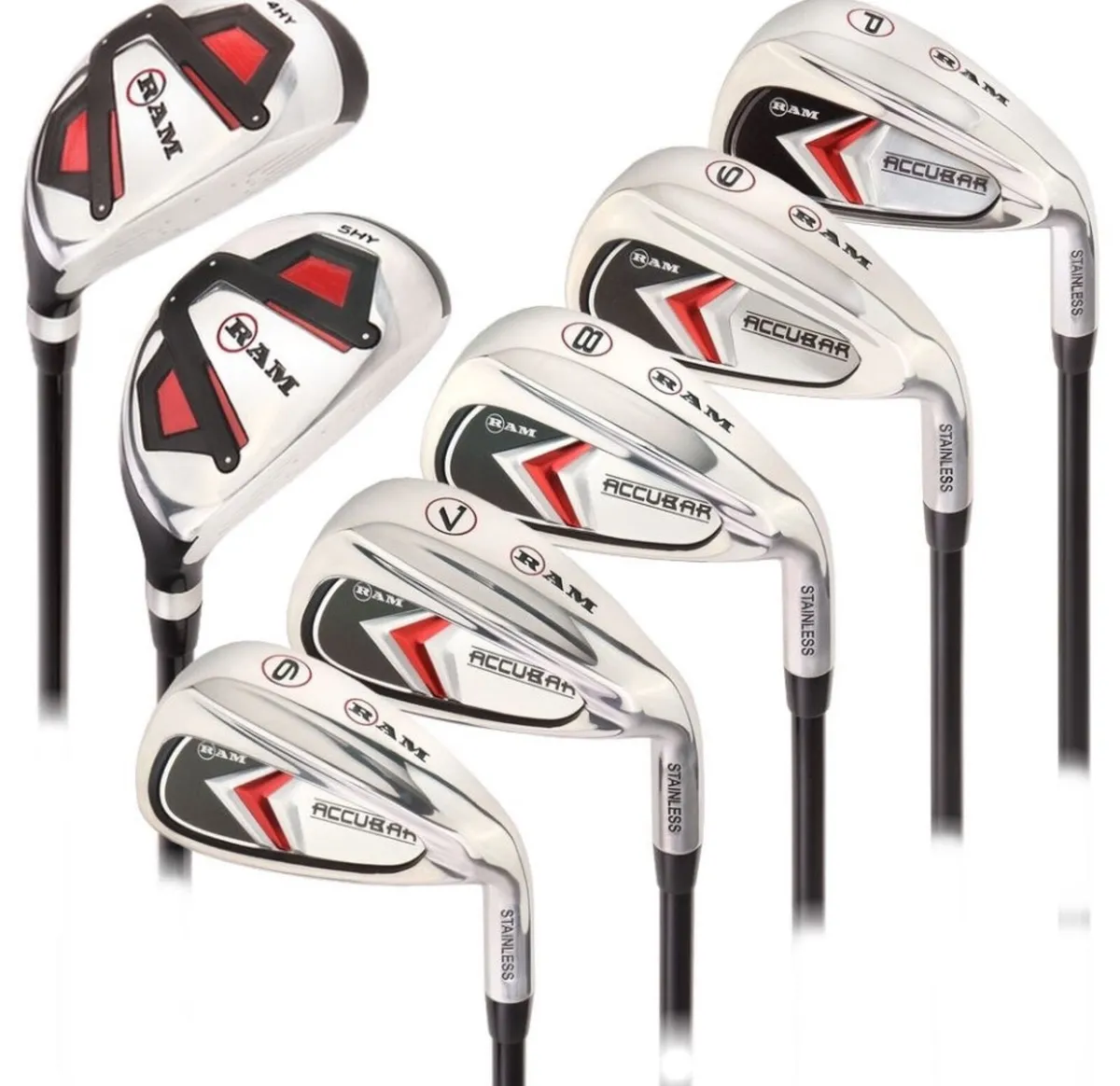 NEW RAM Accubar All Graphite Mens Golf Clubs Set - Image 1