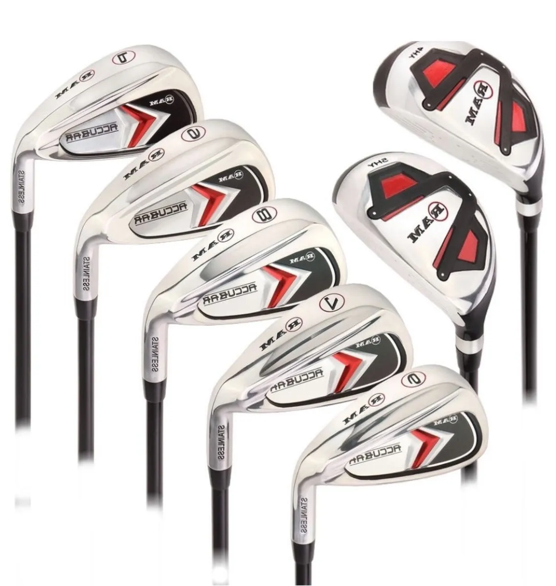 NEW Left Handed Graphite RAM Accubar Mens Clubs