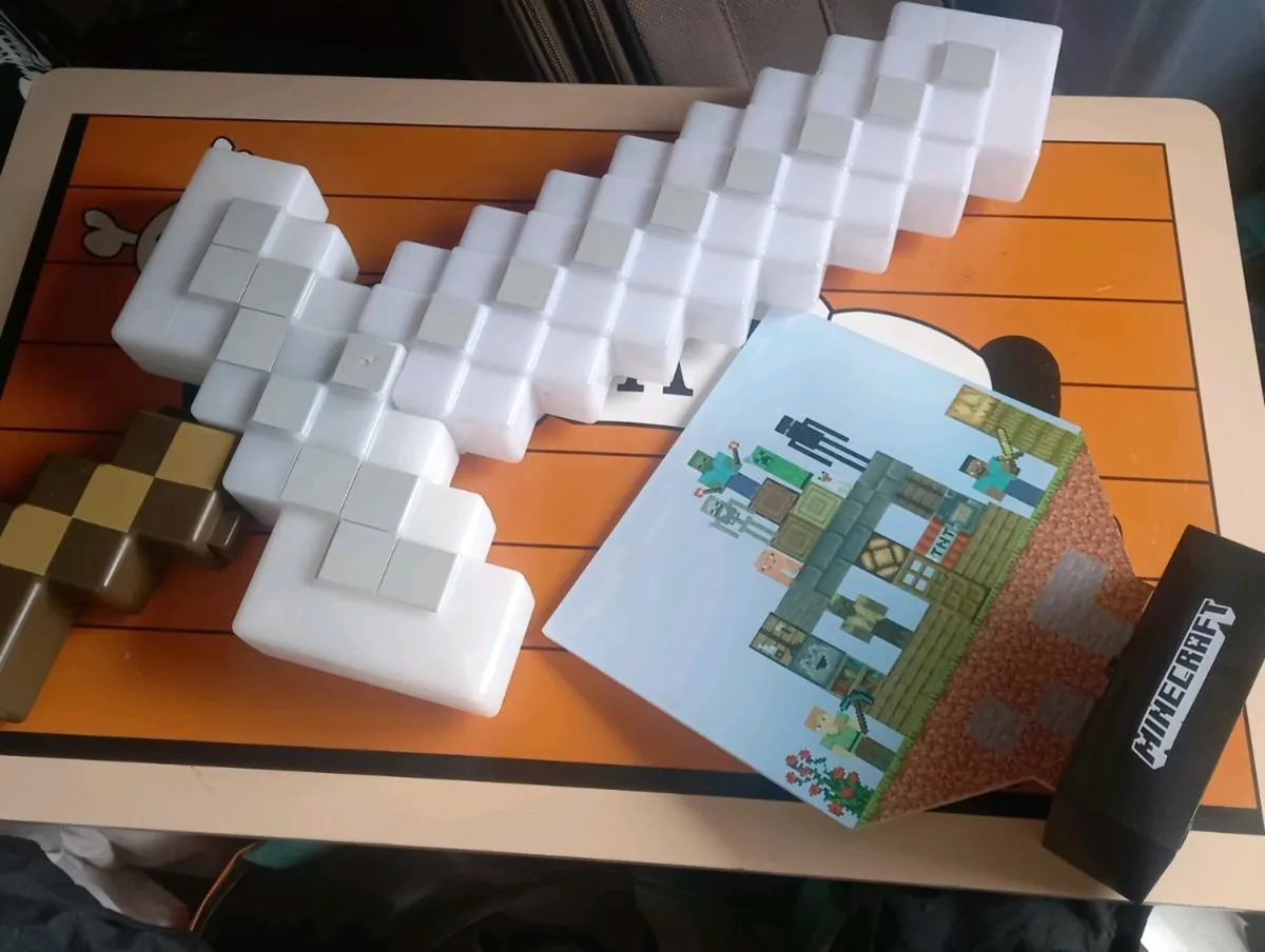 Minecraft Light and Sounds Sword and Night Light B - Image 1