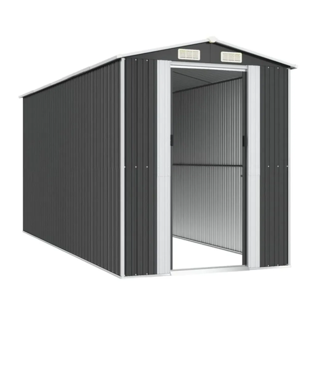 Galvanised steel shed - Image 3
