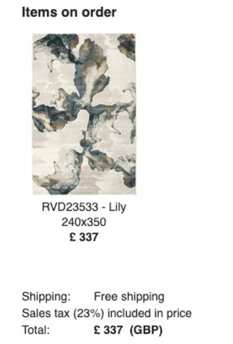 Living room rug - Image 1