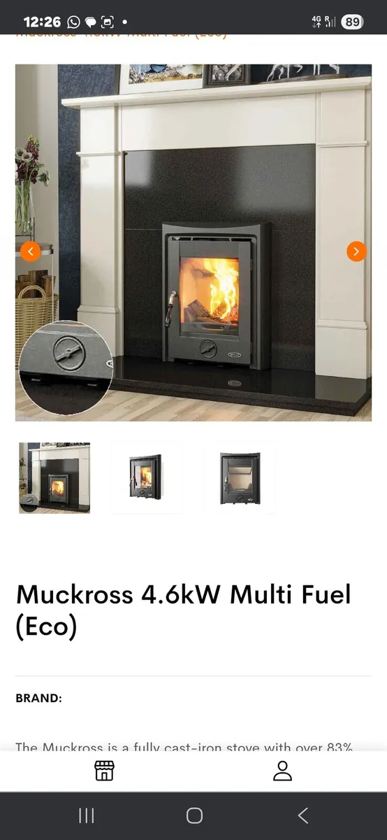 HENLEY MUCKROSS INSERT STOVE - Image 1