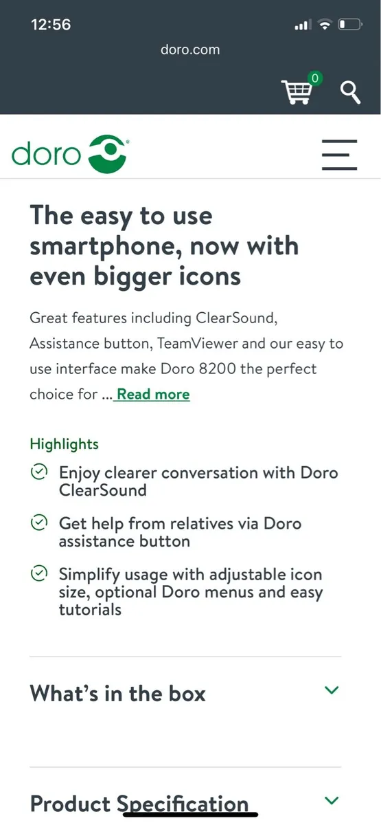 Dora Smart Phone for Elderly - Image 2