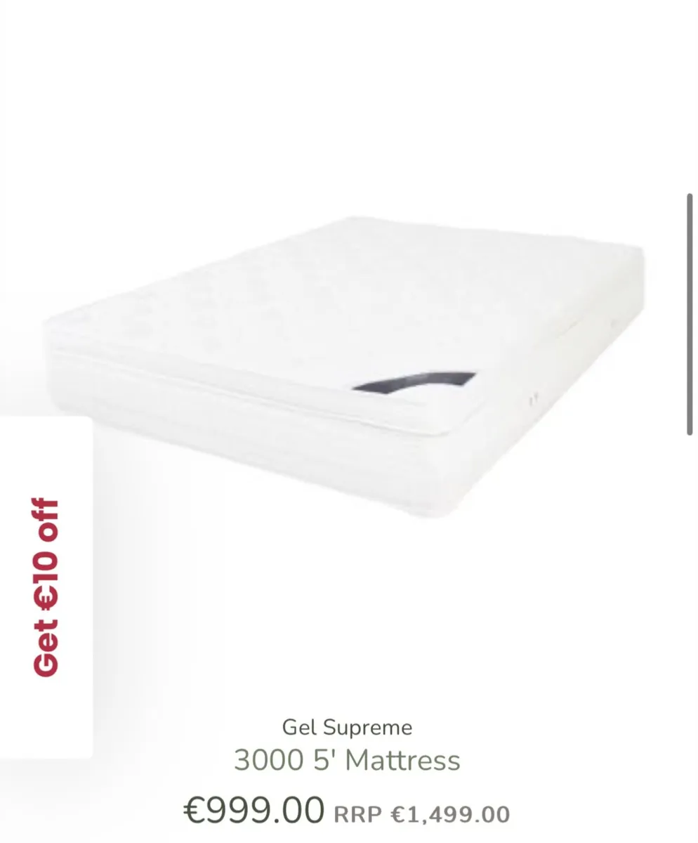 Bed Frame & Mattress - Image 2