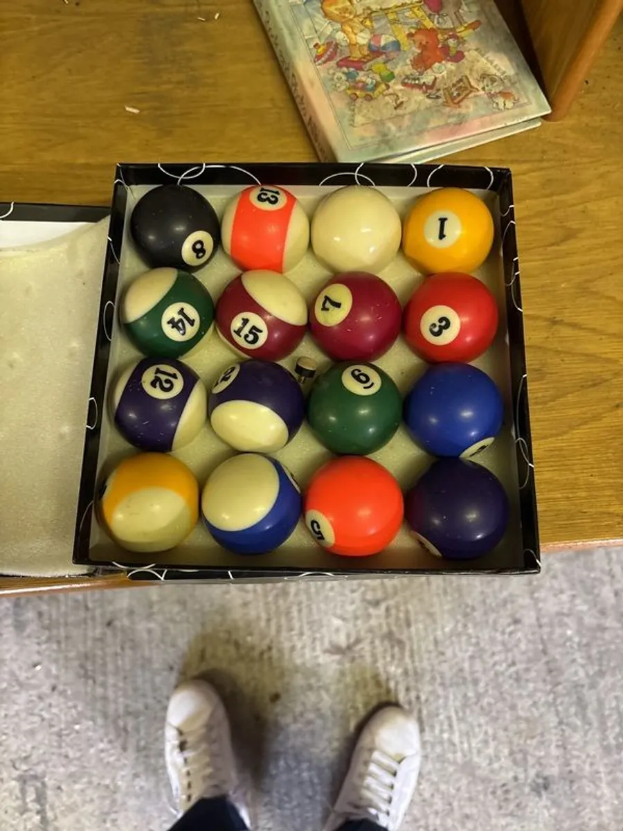 Pool Balls set & spares - Image 1