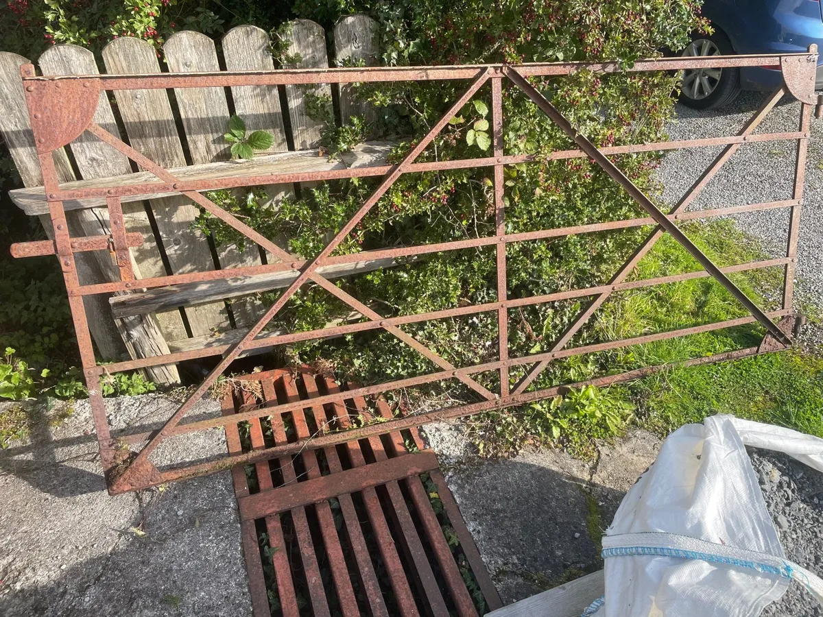A pair of vintage gates - Image 1
