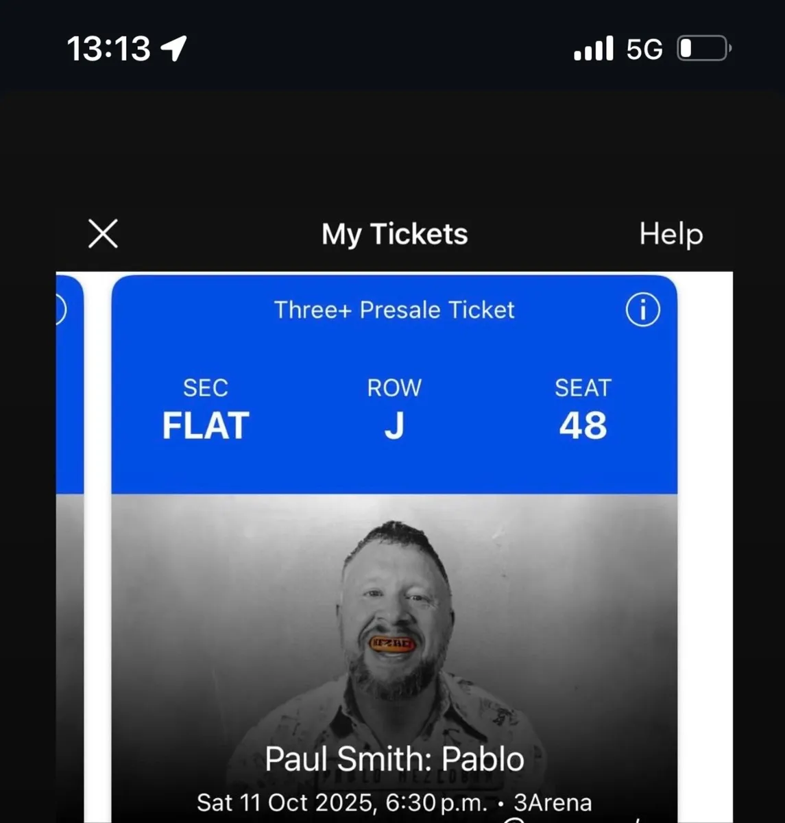 Paul Smith Tickets