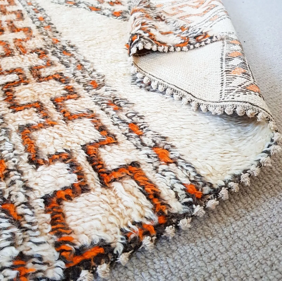 Vintage Moroccan rug - Image 2
