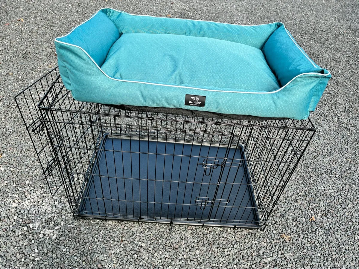 Dog crate & bed