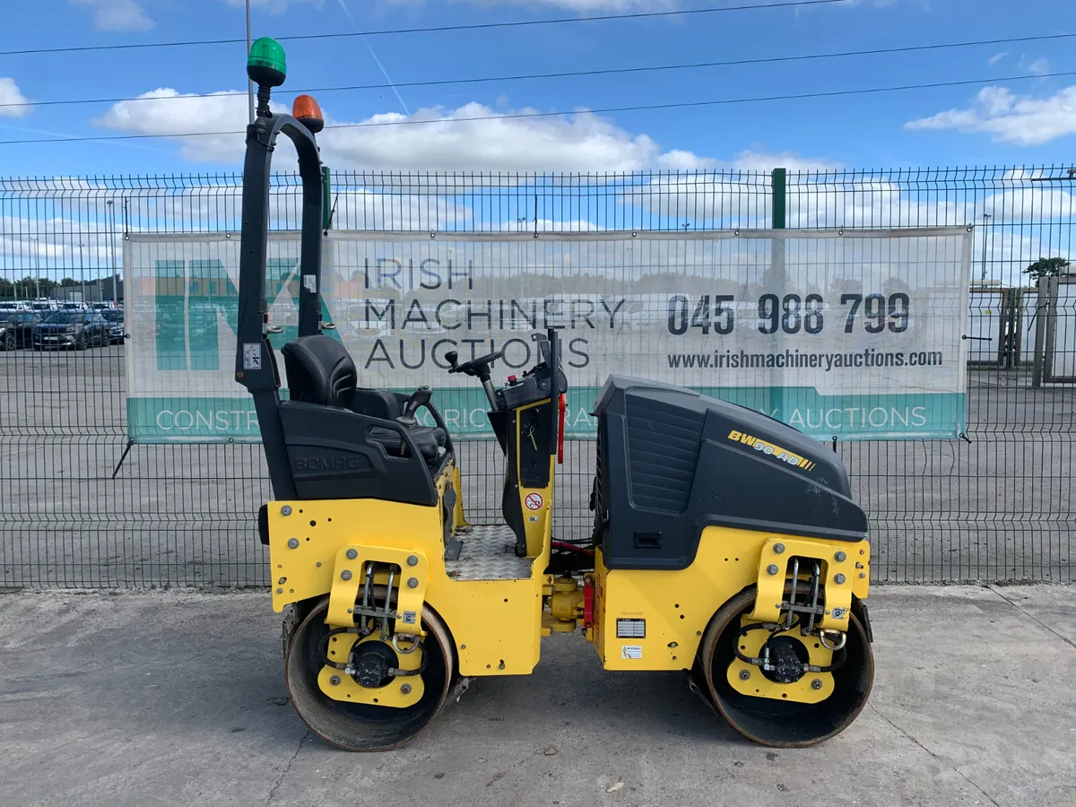 2021 BOMAG BW90-AD ROLLER FOR AUCTION - NAAS - Image 3