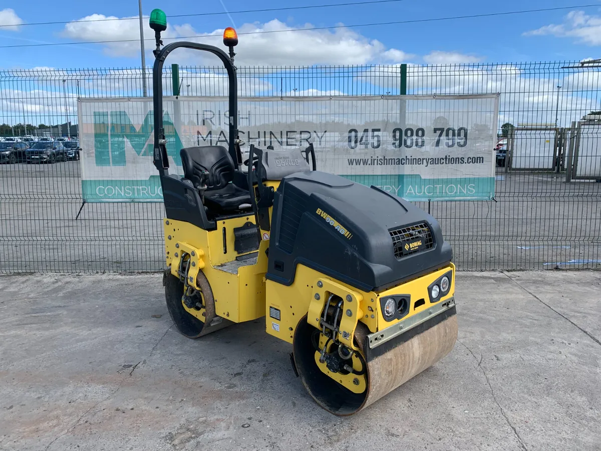 2021 BOMAG BW90-AD ROLLER FOR AUCTION - NAAS - Image 4