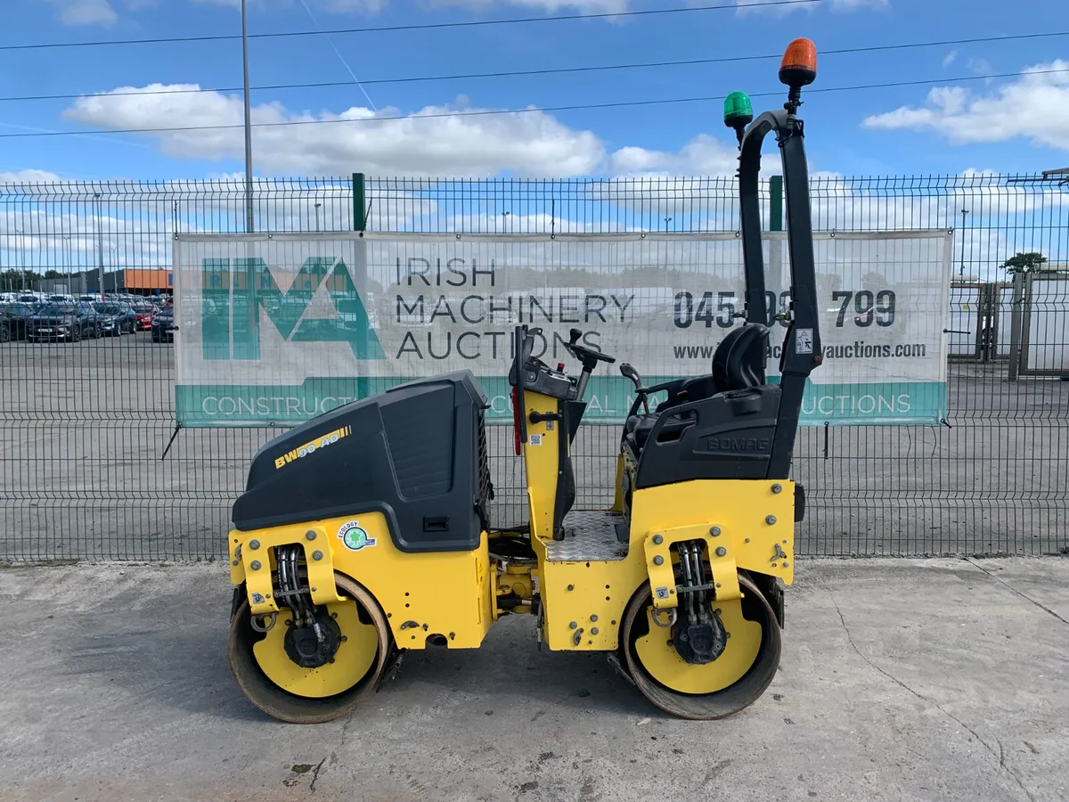 2021 BOMAG BW90-AD ROLLER FOR AUCTION - NAAS - Image 2