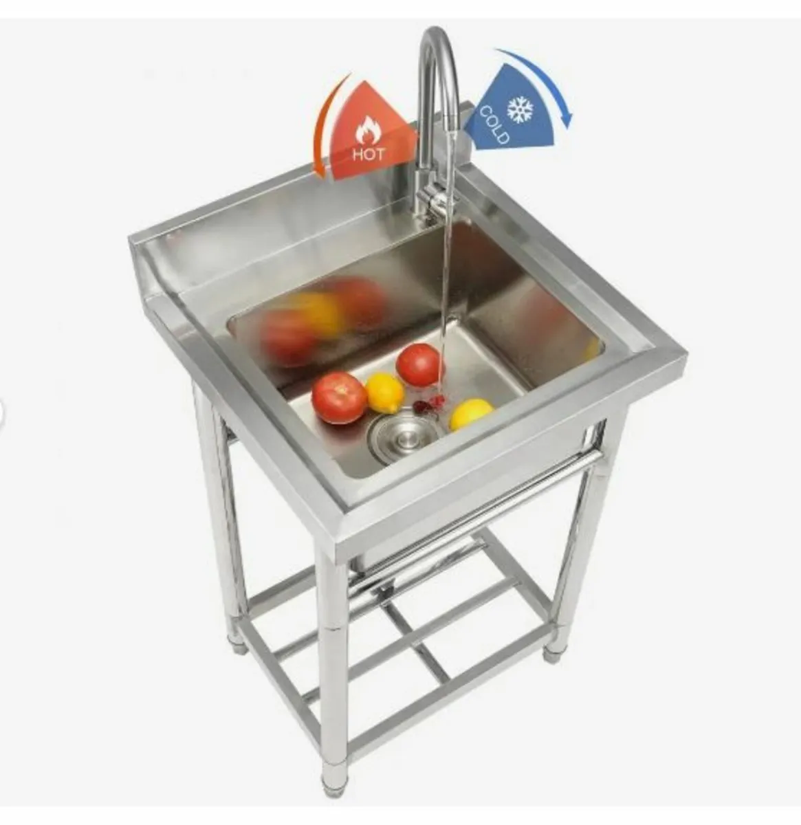 Stainless Steel Utility Sink - Image 1
