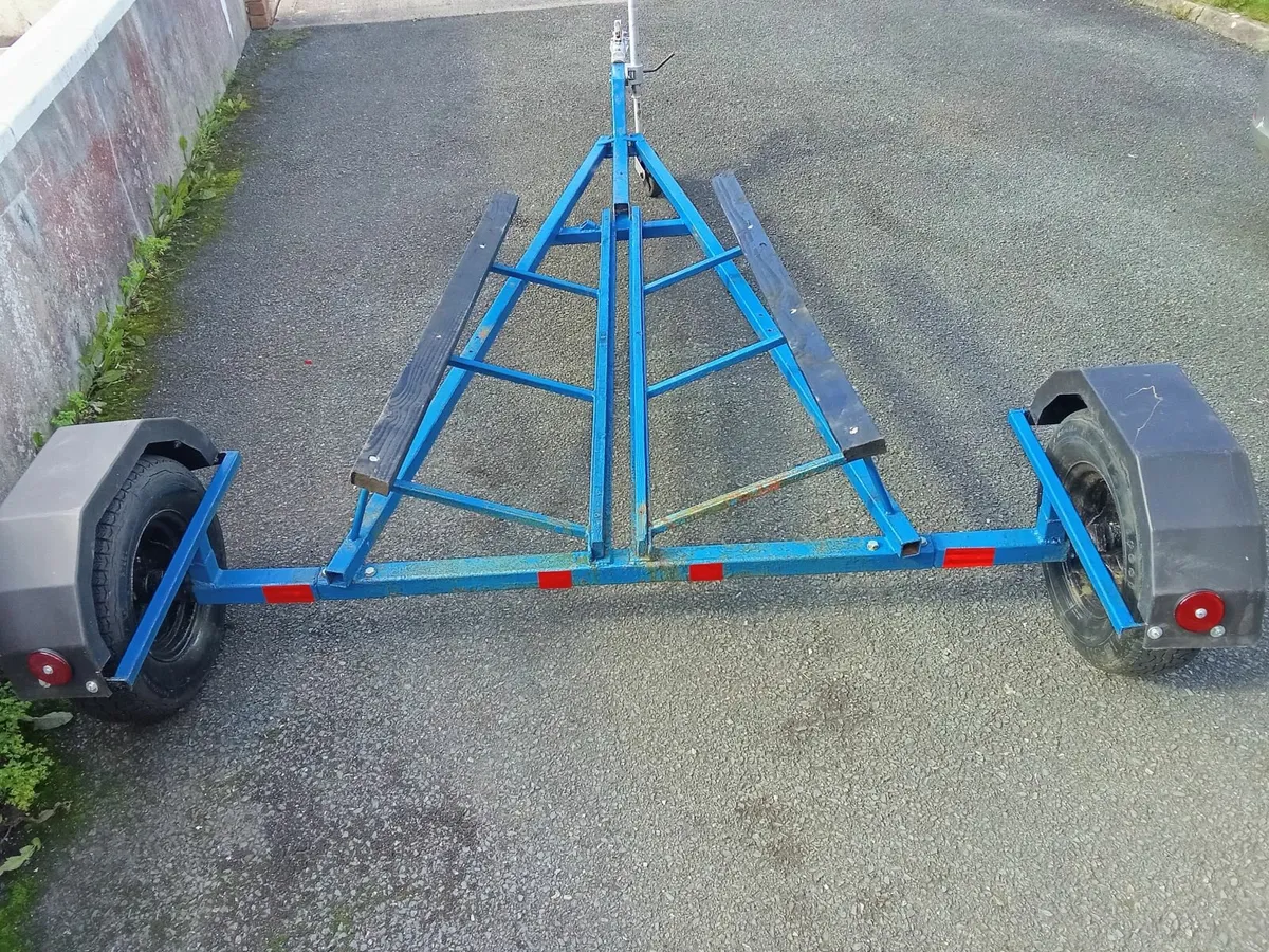 Boat trailer and inflatable RIB - Image 2