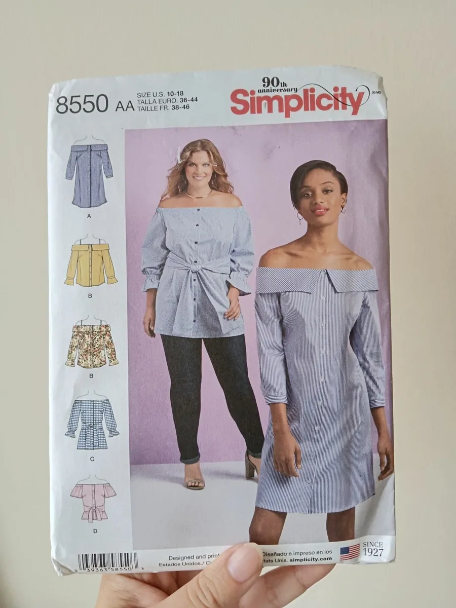 Simplicity 8550 sizes us10-18 Sewing Patterns - Image 1