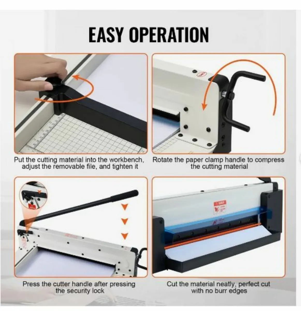 Paper Cutter 43.2 cm A3 Guillotine - Image 4
