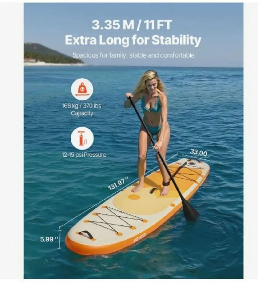 Inflatable Stand Up Paddle Board - Image 4