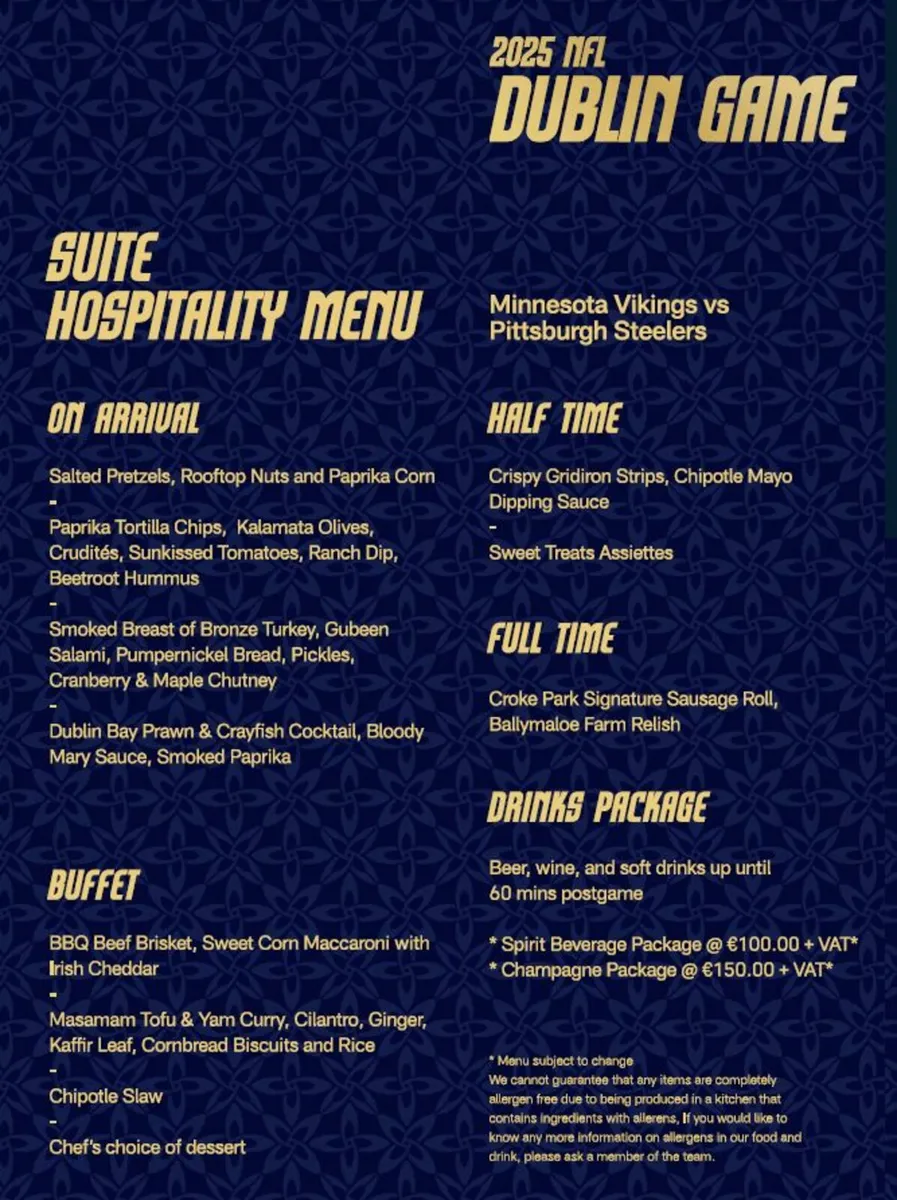 NFL Full Hospitality Tickets - Image 3