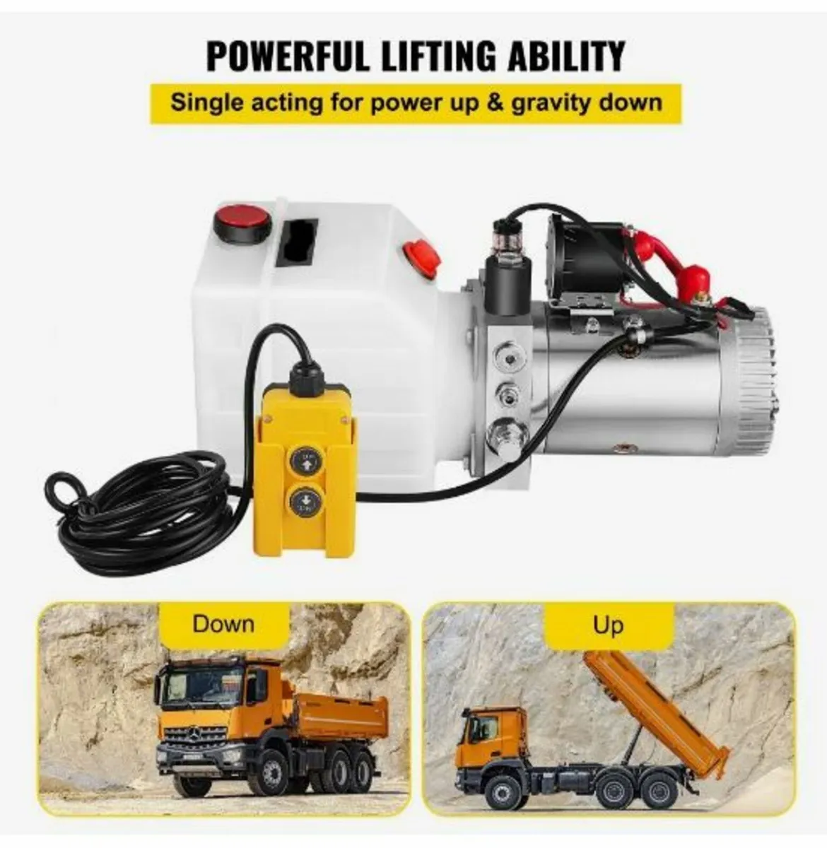 3.8 L Single Acting Hydraulic Pump - Image 3