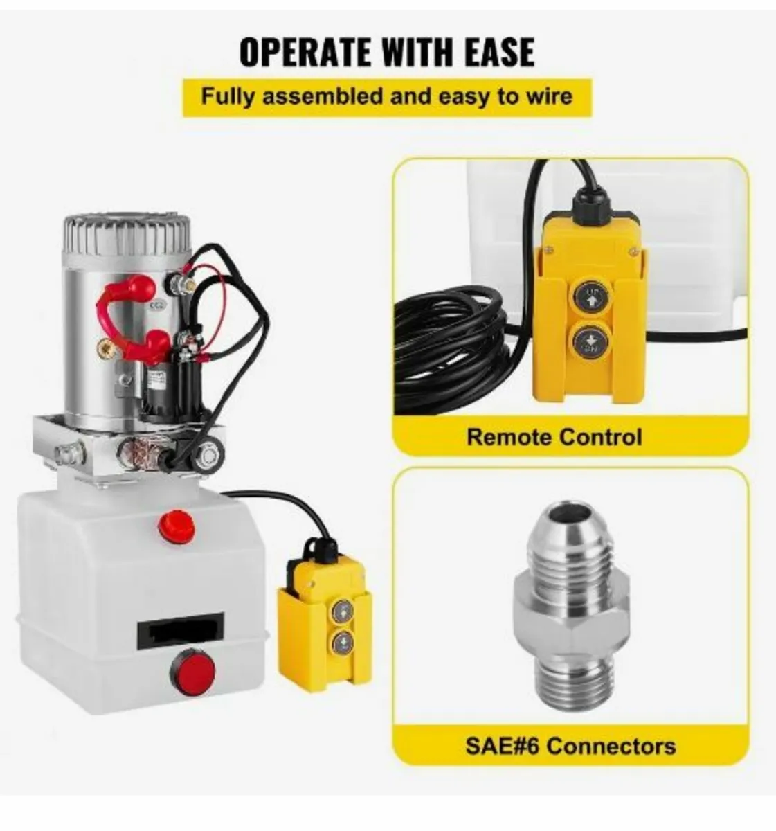 3.8 L Single Acting Hydraulic Pump - Image 4